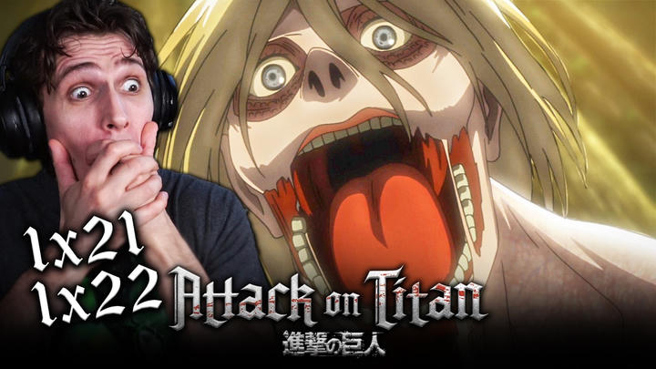Attack on Titan 1x21 & 1x22 YouTube Reaction!
