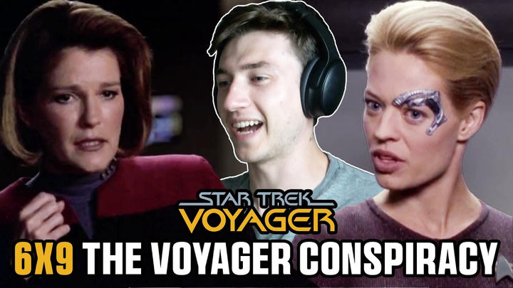 EXTRA EARLY UNCUT - STAR TREK VOYAGER 6X9 - The Voyager Conspiracy