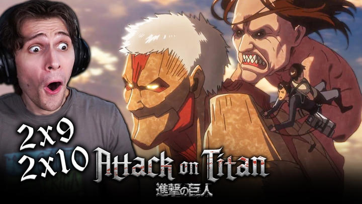 Attack on Titan 2x9 & 2x10 YouTube Reaction!