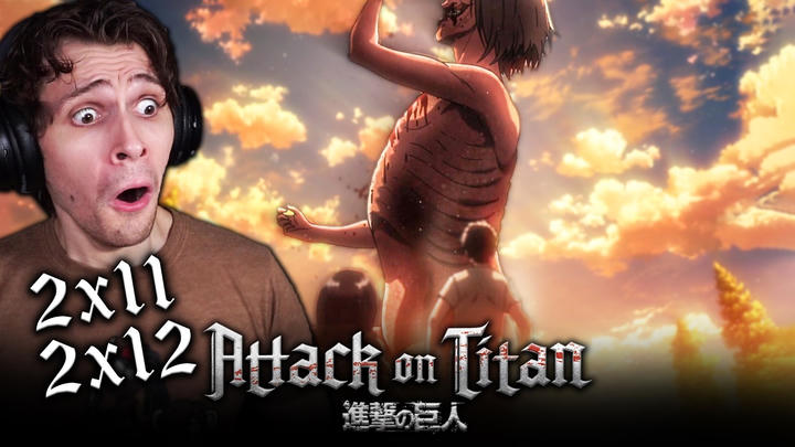 Attack on Titan 2x11 & 2x12 YouTube Reaction!