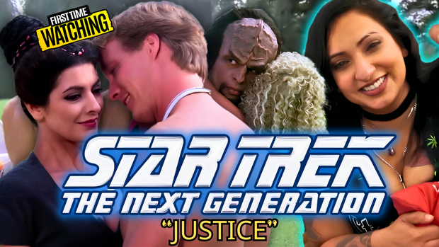 Star Trek TNG - Justice - 1x8 Reaction (Toy) YouTube version (early access and no ads)