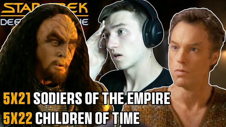 STAR TREK DS9 5x21/5x22 Soldiers of the Empire + Children of Time REACTION | FIRST TIME WATCHING!!