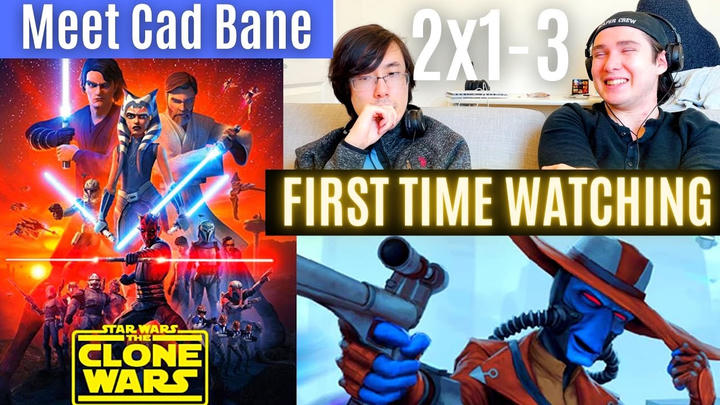 FIRST TIME WATCHING: 2x1-3 "Meeting Cad Bane" Star Wars - The Clone Wars