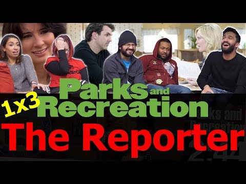 [Premium Access] Parks and Recreation - 1x3 The Reporter - Group Reaction