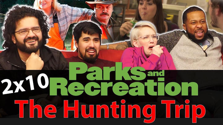 [Premium Access] Parks and Recreation - 2x10 The Hunting Trip - Group Reaction