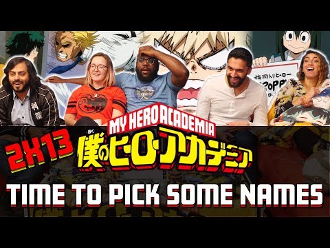 [Premium Access] My Hero Academia 2x13 - Time To Pick Some Names (Group Reaction)