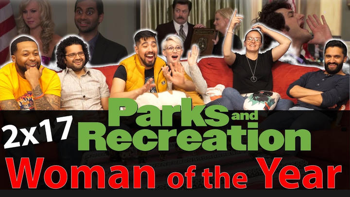 [Premium Access] Parks and Recreation - 2x17 Woman of the Year - Group Reaction