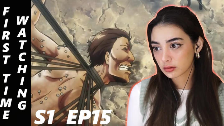 Tying up titans !! //Attack on Titan Reaction S1 Ep15