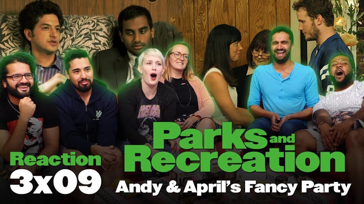 [Premium Access] Parks and Recreation - 3x9 April and Andy's Fancy Party - Group Reaction