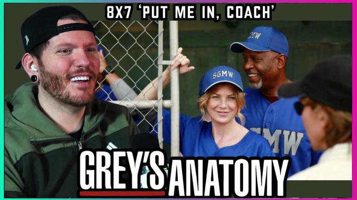 First time watching Grey's Anatomy REACTION 8x7 'Put Me In, Coach'