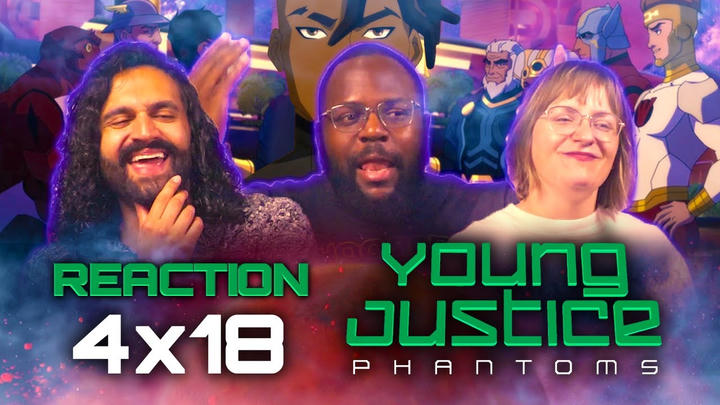 Rocket's Turn | Young Justice | Episode 4x18 "Beyond the Grip of the Gods!" | Group Reaction