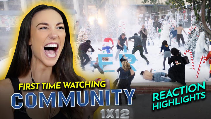 Coby celebrates December 10th with COMMUNITY 1x12 (2009) TV Reaction FIRST TIME WATCHING