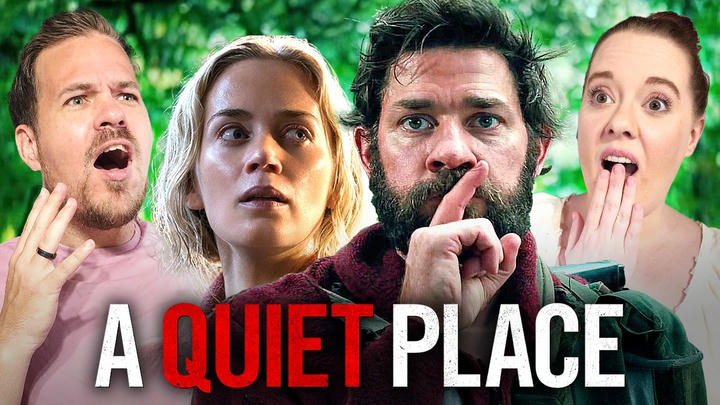 A QUIET PLACE | First time watching REACTION review!