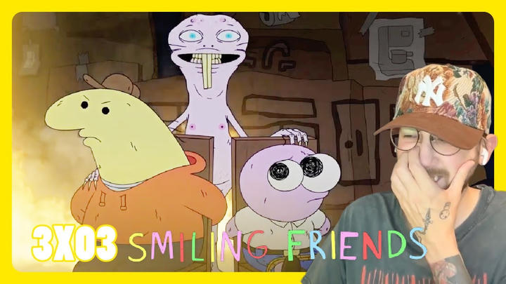 DON'T LOOK AT HIS PENIS! -  Smiling Friends 3X03 - 'Mole Man' Reaction