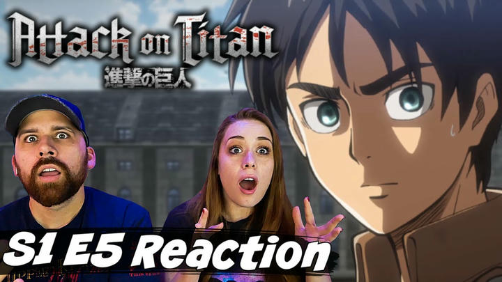 Attack on Titan S1 E5 "First Battle: The Struggle for Trost, Part 1" Reaction & Review