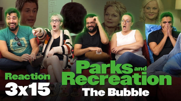 [Premium Access] Parks and Recreation - 3x15 The Bubble - Group Reaction