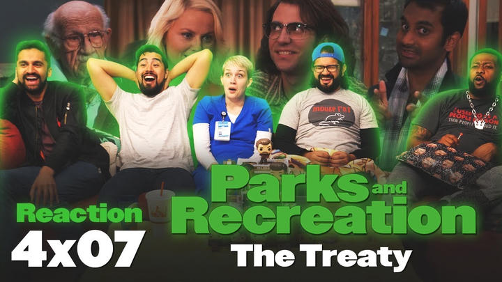 [Premium Access] Parks and Recreation - 4x7 The Treaty - Group Reaction