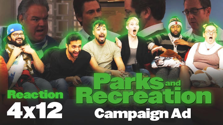 [Premium Access] Parks and Recreation - 4x12 Campaign Ad - Group Reaction