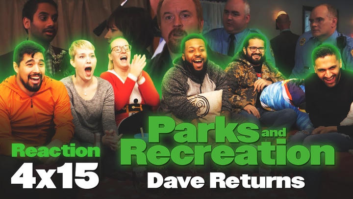 [Premium Access] Parks and Recreation - 4x15 Dave Returns - Group Reaction