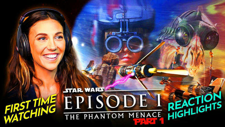 Coby embraces STAR WARS THE PHANTOM MENACE (1999) Movie Reaction PART 1 | FIRST TIME WATCH