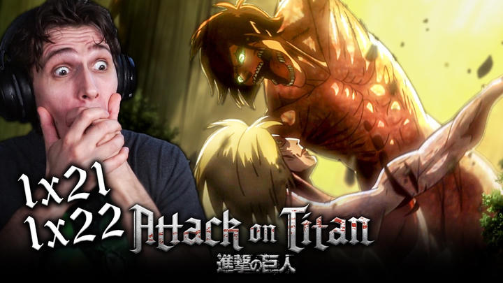 Attack on Titan 1x21 & 1x22 REACTION!! *FIRST TIME WATCHING*