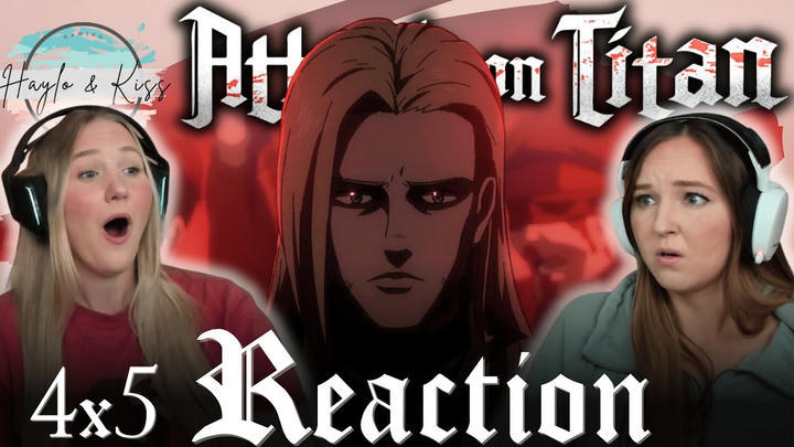 Declaration Of War | ATTACK ON TITAN | Reaction 4x5