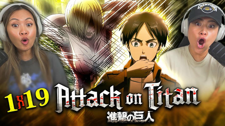 WHO’S INSIDE?! 😱 Attack on Titan Season 1 Episode 19 | Reaction & Review