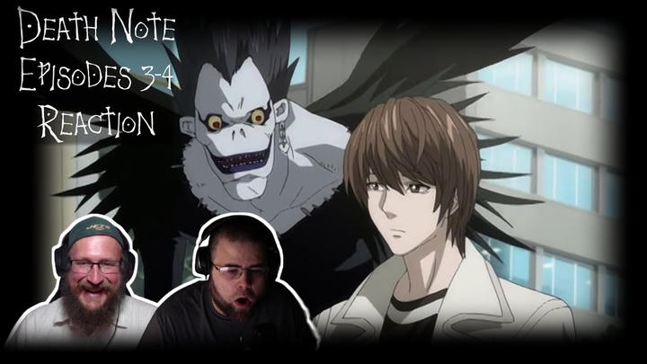 Death Note Episodes 3-4 | First time Watching Anime! | Light Vs. L Is Heating Up!