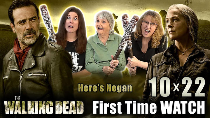 HERE"S NEGAN!! The Walking Dead 10x22 REACTION!!
