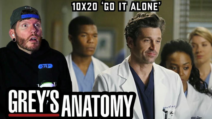 First time watching Grey's Anatomy REACTION 10x20 'Go It Alone''