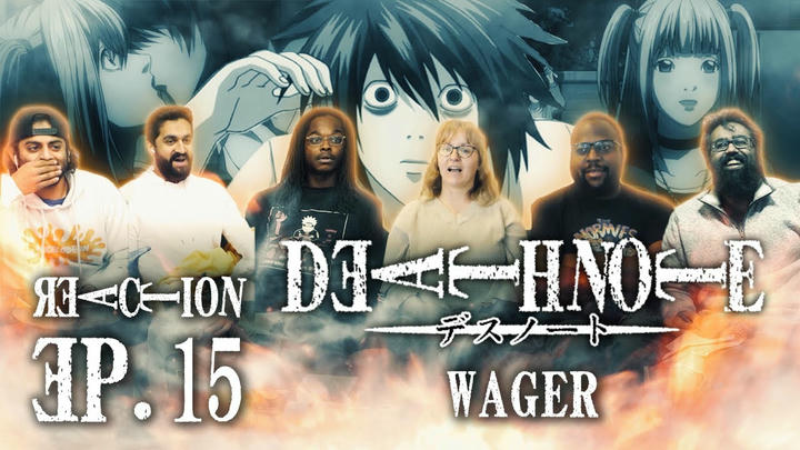 Death Note - Episode 15 - Wager - Group Reaction