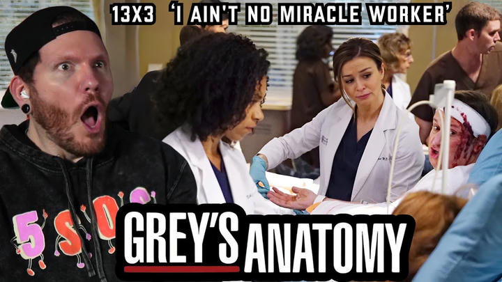 First time watching GREY'S ANATOMY 13x3 'I Ain't No Miracle Worker' REACTION