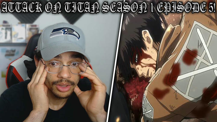 Attack on titan Season 1 Episode 5 Reaction! - First Battle