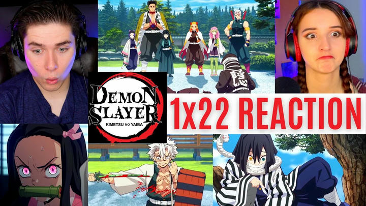 REACTING to *1x22 Demon Slayer: Kimetsu no Yaiba*  THE HASHIRA!! (First Time Watching)Shonen Anime