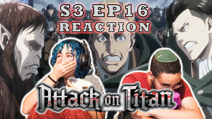 SHOWING my SISTER- *ATTACK ON TITAN!!* 03x16 Reaction (The UGLIEST crying yet...)