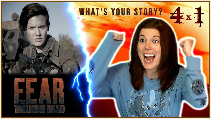 FEAR THE WALKING DEAD 4x1 REACTION!! What's Your Story?