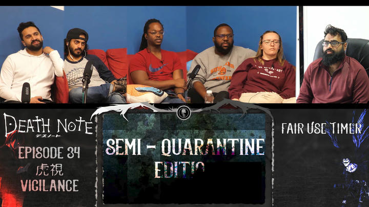 [Premium Access] Death Note - Episode 34 - Vigilance - Group Reaction + Uncut