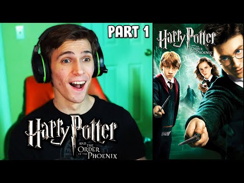 Harry Potter and the Order of the Phoenix (2007) Movie REACTION!!! (Part 1)