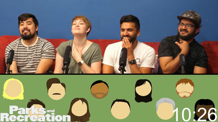 [Premium Access] Parks and Recreation - 6x3 The Pawnee-Eagleton Tip off Classic - Group Reaction + Uncut