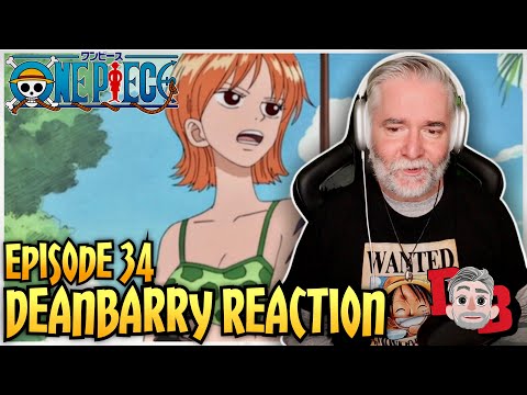 One Piece - Episode 34 "Everyone's Gathered! Usopp Speaks The Truth About Nami!" REACTION