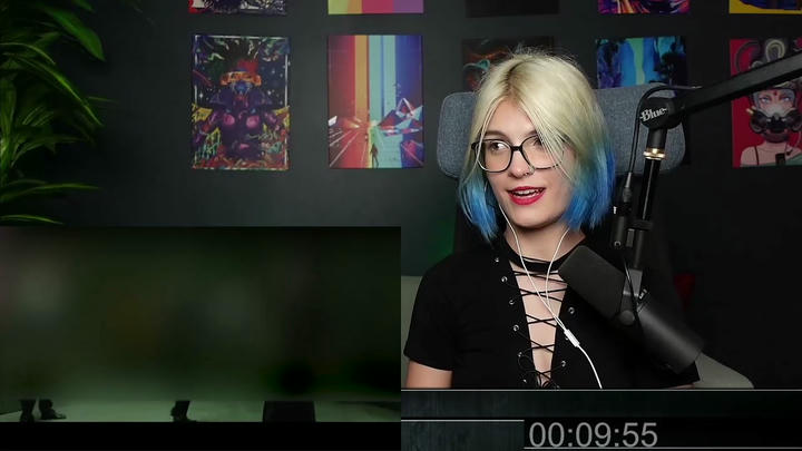 The Matrix Reloaded with Blue Reaction