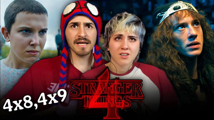 STRANGER THINGS SEASON 4 EPISODES 8 & 9 REACTION - FIRST TIME WATCHING - REVIEW