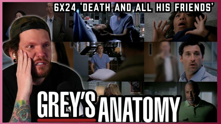 This WRECKED me!! | First time watching Grey's Anatomy REACTION 6x24 'Death and All His Friends'