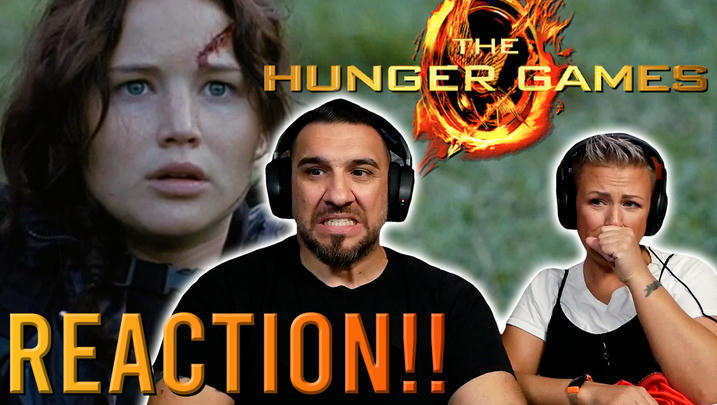 The Hunger Games (2012) Movie REACTION!! (full watch-a-long)