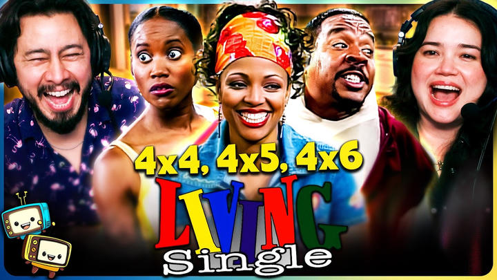 LIVING SINGLE (1996) 4x4, 4x5 & 4x6 REACTION! | First Time Watch | Queen Latifah
