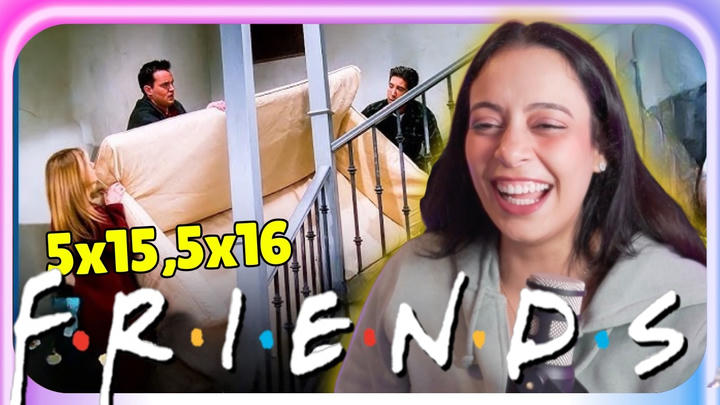 ICONIC PIVOT 😂 FRIENDS Season 5 Episodes 15 & 16| First time watching