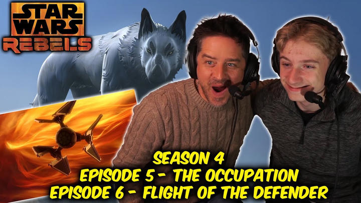 Star Wars Rebels: Season 4 Episodes 5 & 6  (FATHER AND SON FIRST TIME