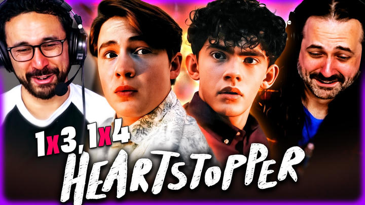 HEARTSTOPPER S1 Ep 3 & 4 REACTION!! Nick & Charlie's First Kiss!