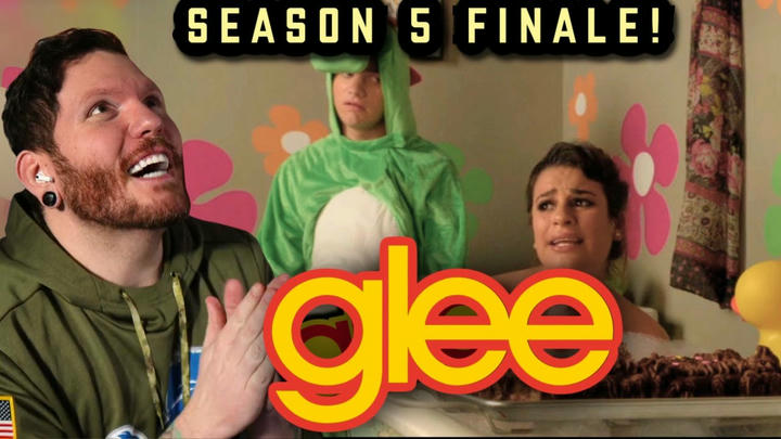 The Season 5 finale! | First time watching GLEE Reaction 5x20 'The Untitled Rachel Berry Project'