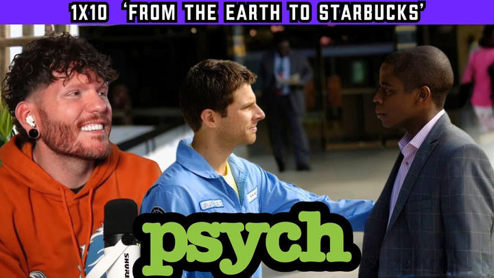 First time watching PSYCH 1x10 'From the Earth to Starbucks' REACTION